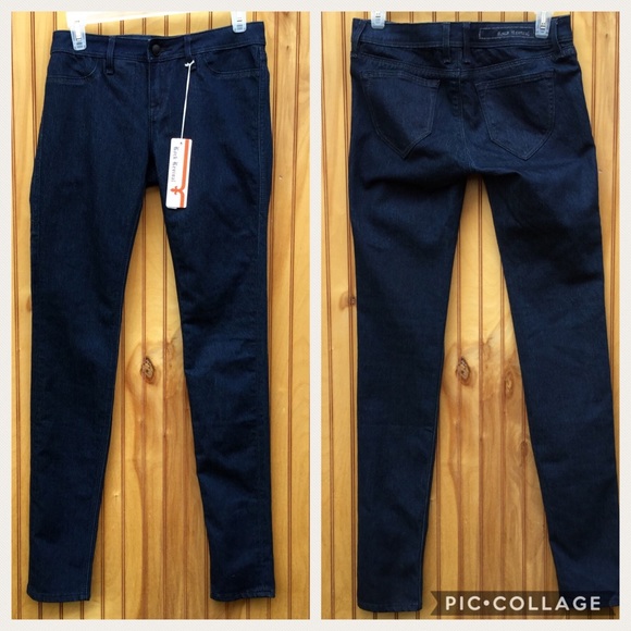 Rock Revival Dark Blue Skinny Jeans Size 27 - Picture 4 of 8